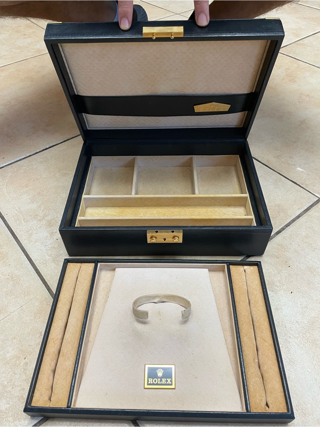 Vintage Rolex Navy Large Box With Key  Guarantee  Garantie  510001